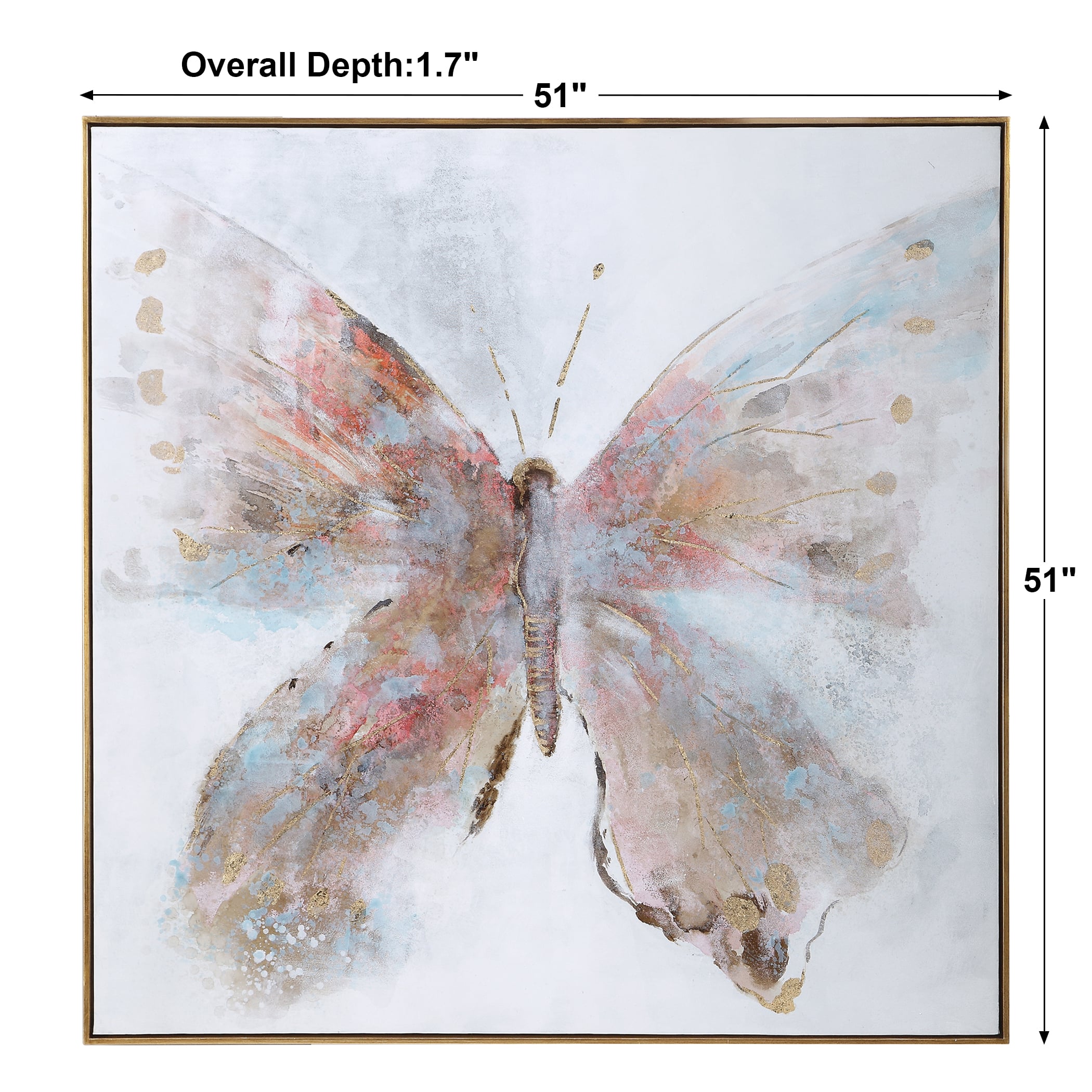 Uttermost Art Free Flying Hand Painted Canvas