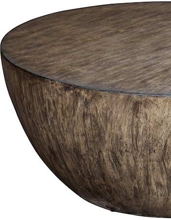 Lark Round Wood Coffee Table