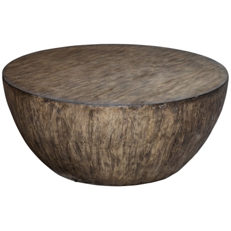 Lark Round Wood Coffee Table