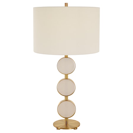 Three Rings Contemporary Table Lamp