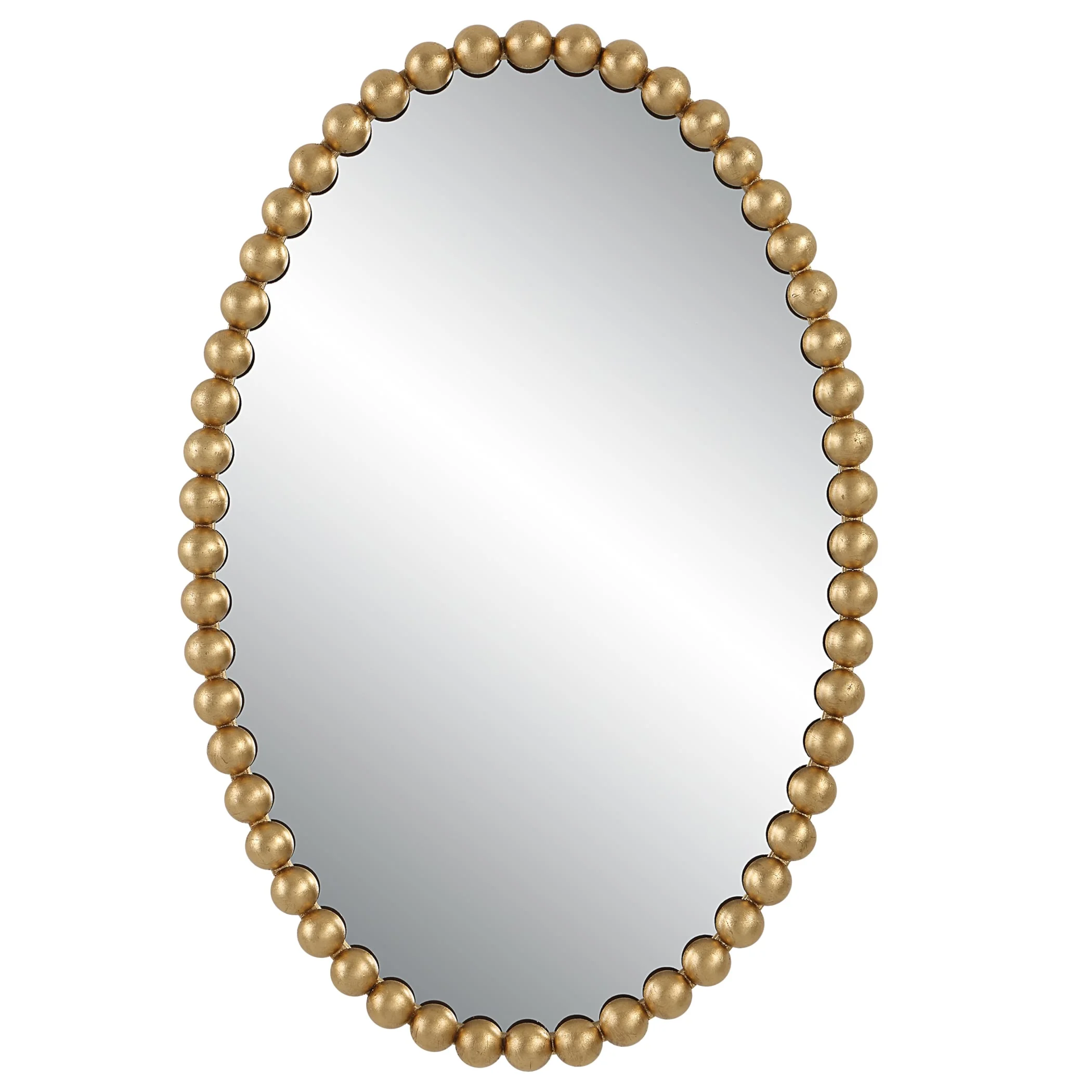 Round Gold Mirror with Bow – Turn The Tables - Northbrook, IL