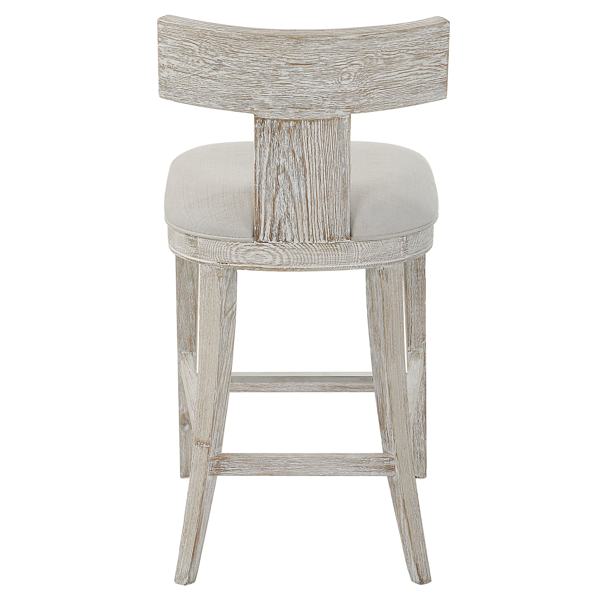 Uttermost Idris Idris White Counter Stool