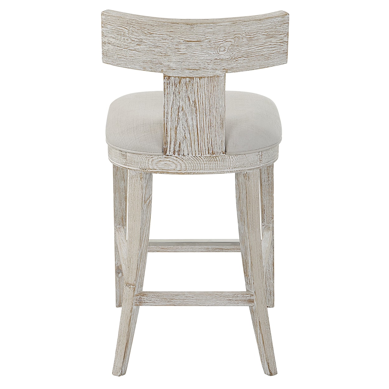 Uttermost Idris Idris White Counter Stool