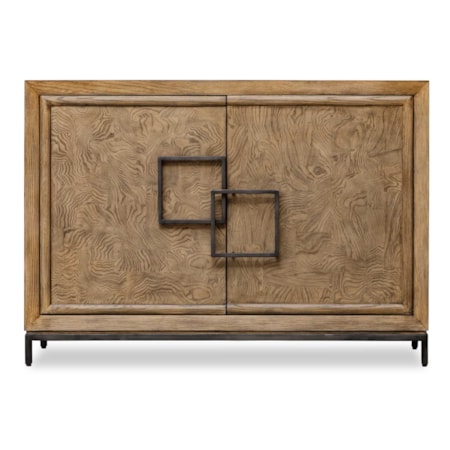 Paltrow Burl 2 Door Cabinet