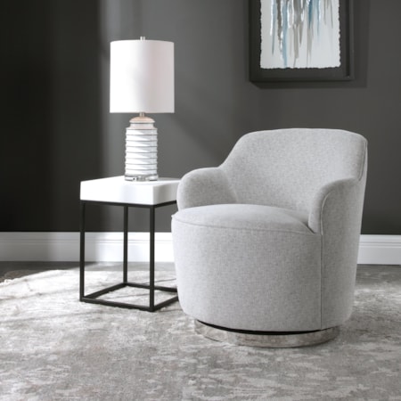 Hobart Casual Swivel Chair