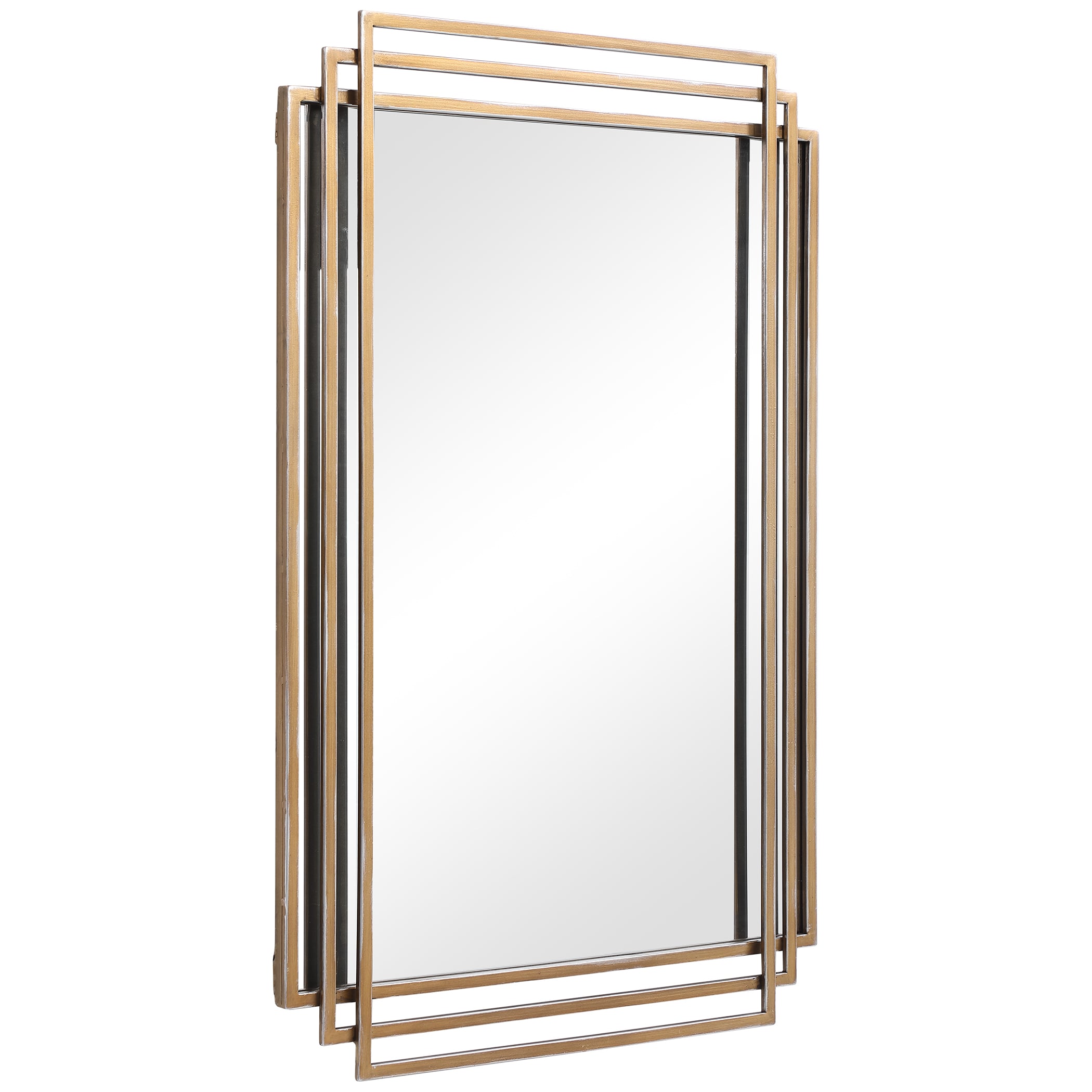 Uttermost Mirrors Amherst Brushed Gold Mirror