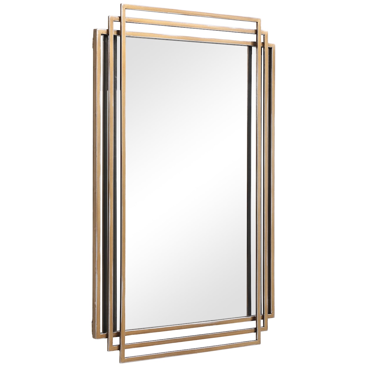 Uttermost Mirrors Amherst Brushed Gold Mirror