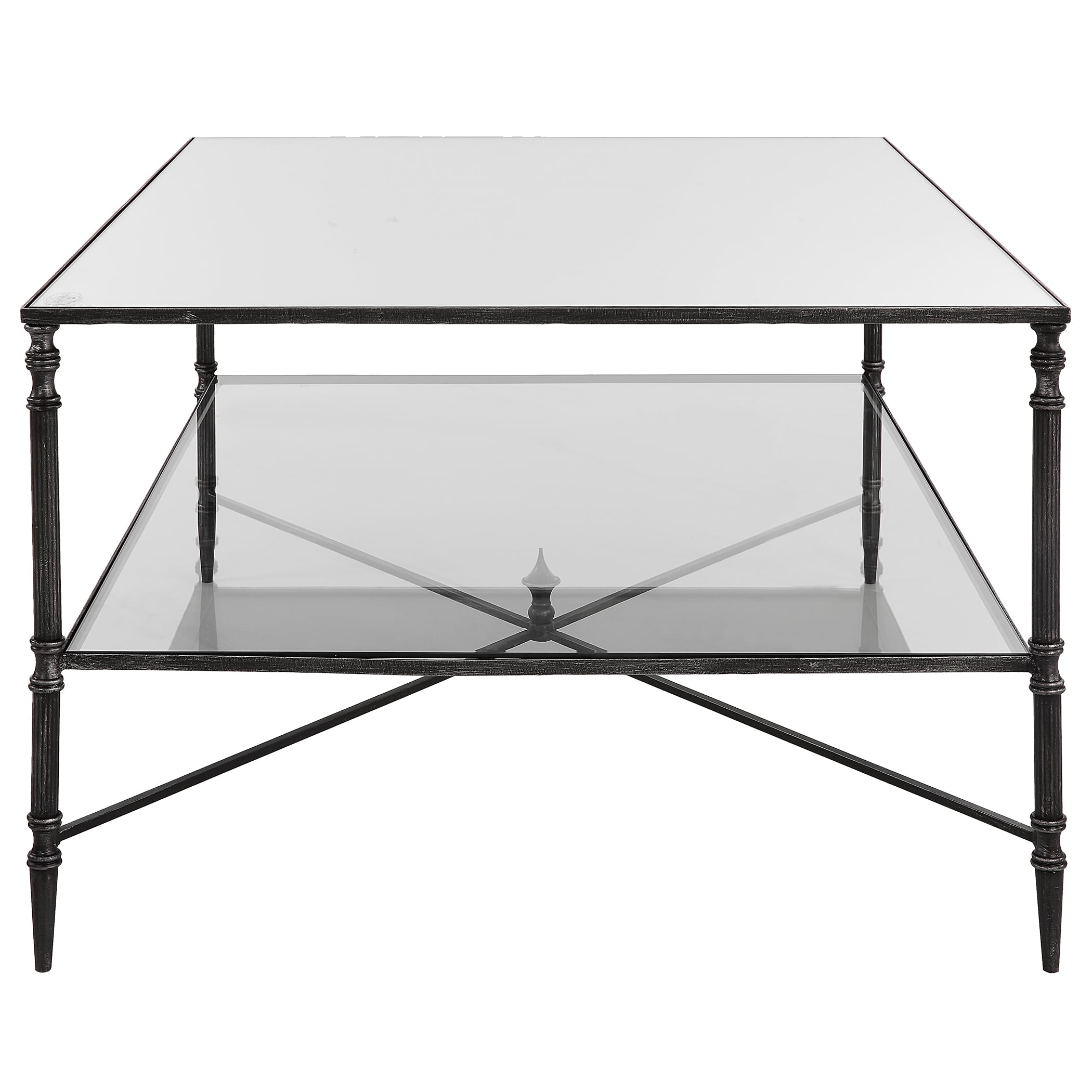 Henzler Mirrored Steel Coffee Table