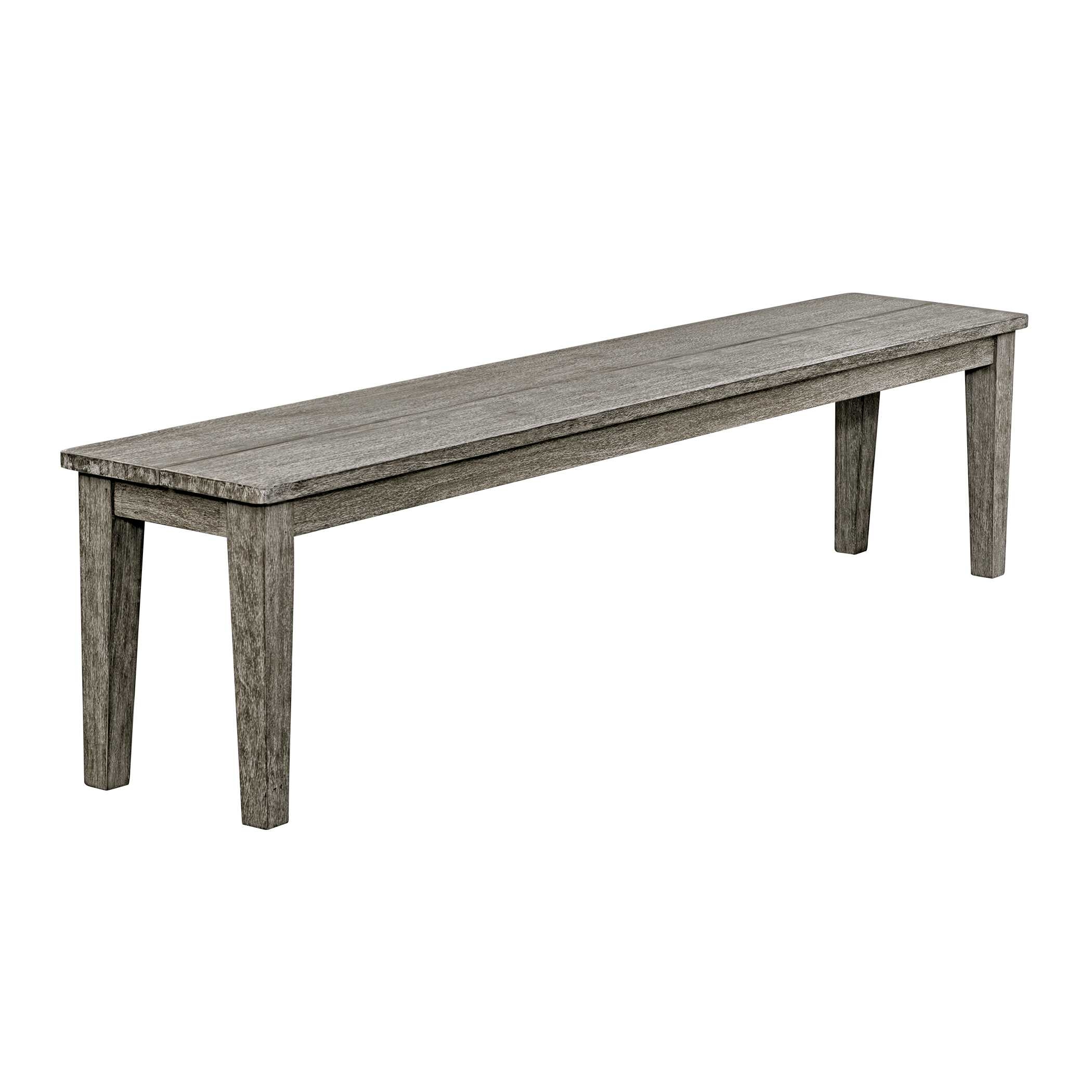 Forsyth Dark Gray Outdoor Bench