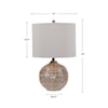Uttermost Table Lamps Lagos Rustic Table Lamp