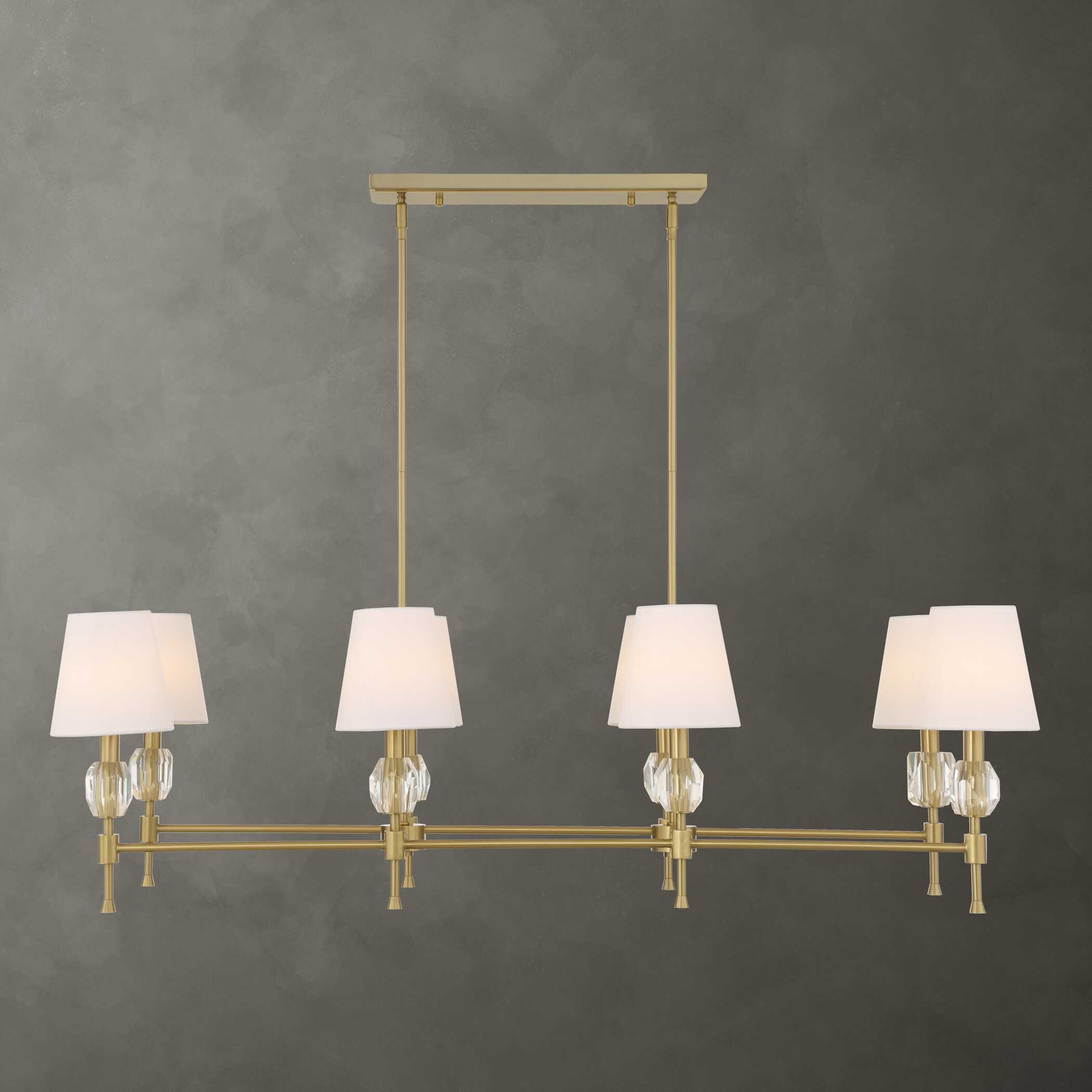 Arques 8 Light Linear Chandelier