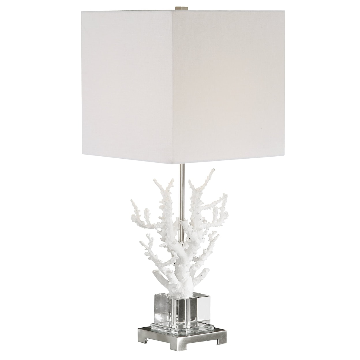 Uttermost Table Lamps Corallo White Coral Table Lamp