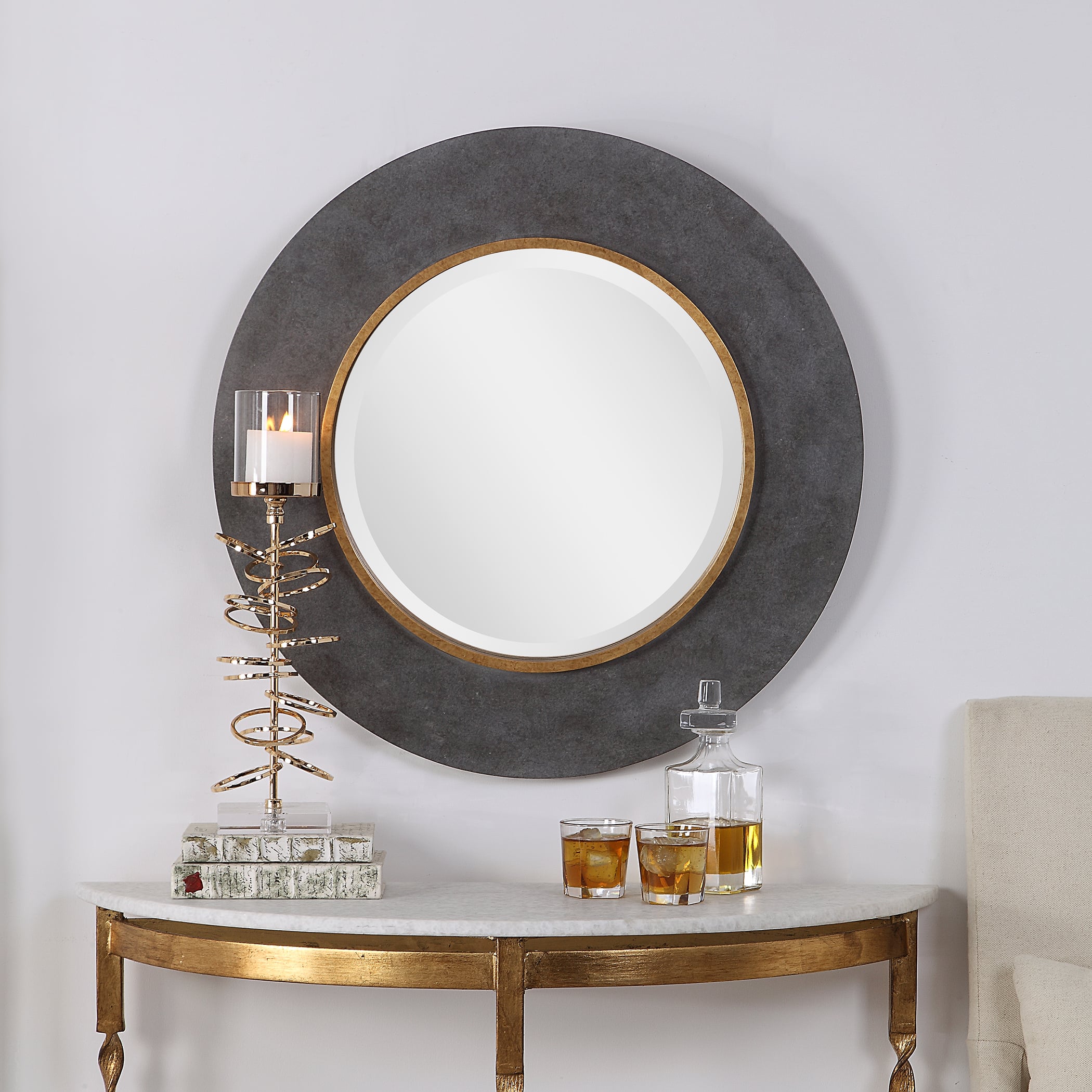 Uttermost Mirrors - Round Saul Round Mirror