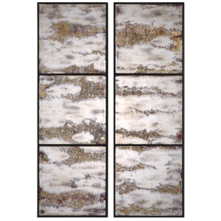 Rahila Antiqued Mirror, Set of 2