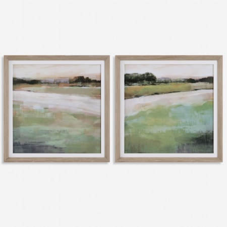 Vivid Vista Framed Prints Set/2