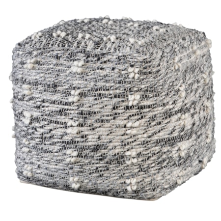 Narol Gray Pouf