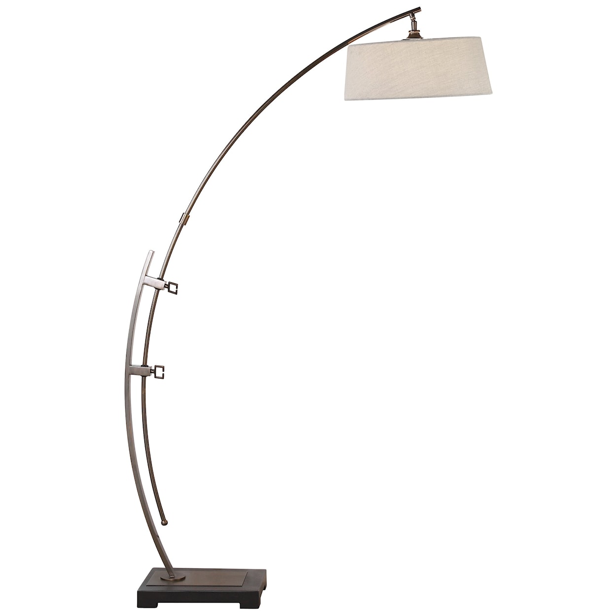 Uttermost Floor Lamps Calogero Bronze Arc Floor Lamp
