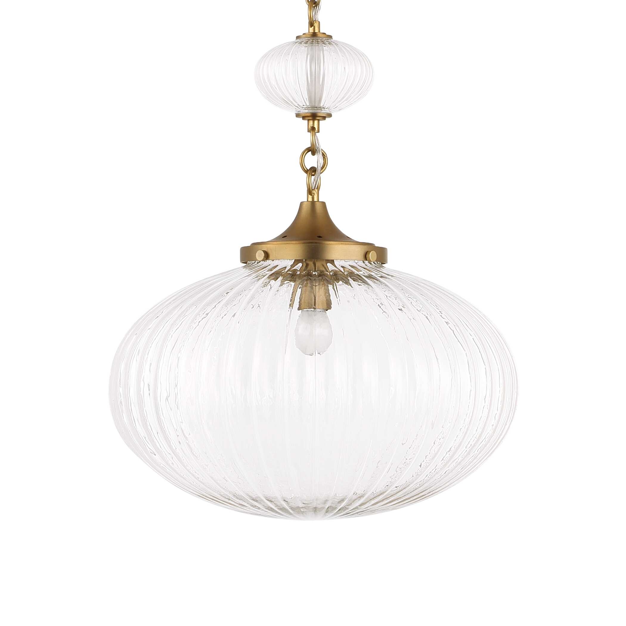 Uttermost Bellaire Bellaire 1 Light Glass Shade Pendant