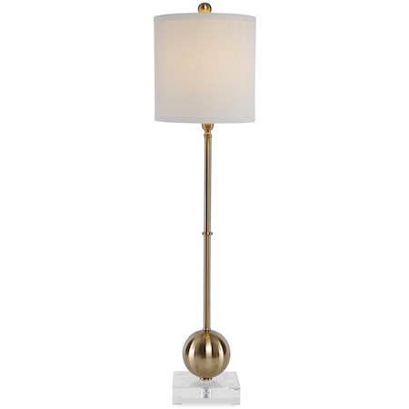 Laton Brass Buffet Lamp