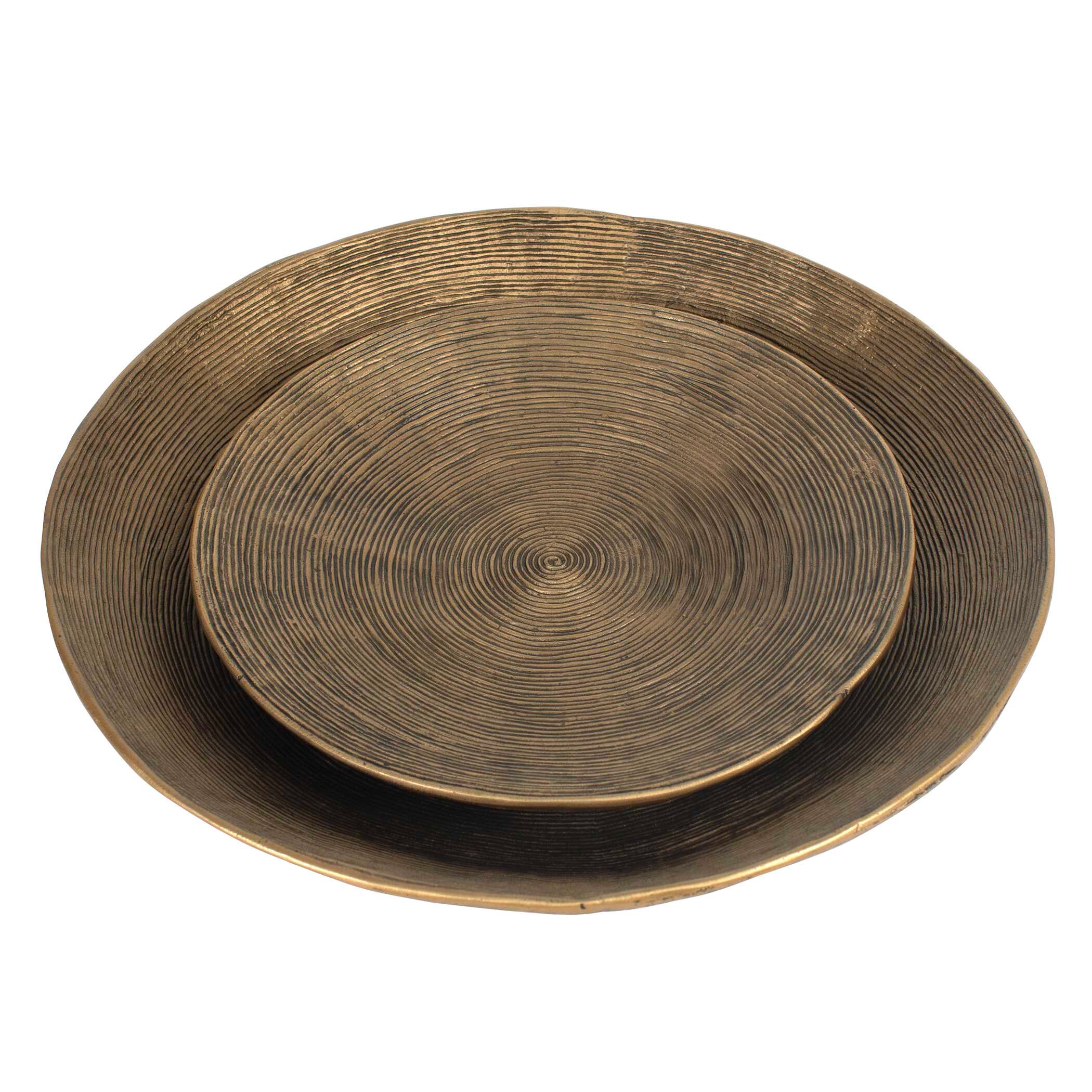 Stratum Round Brass Bowls