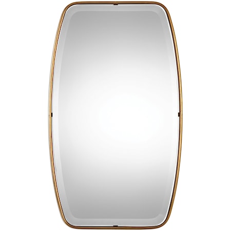 Canillo Antiqued Gold Mirror