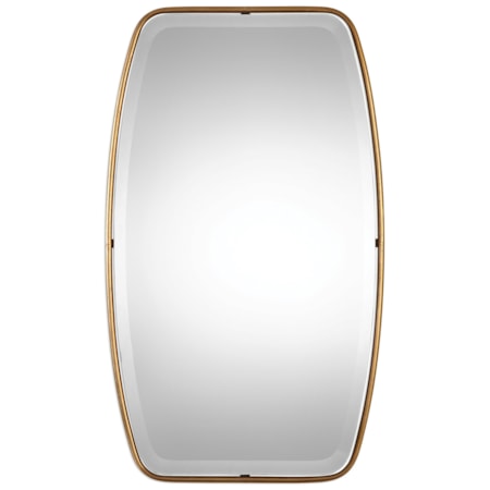 Canillo Antiqued Gold Mirror