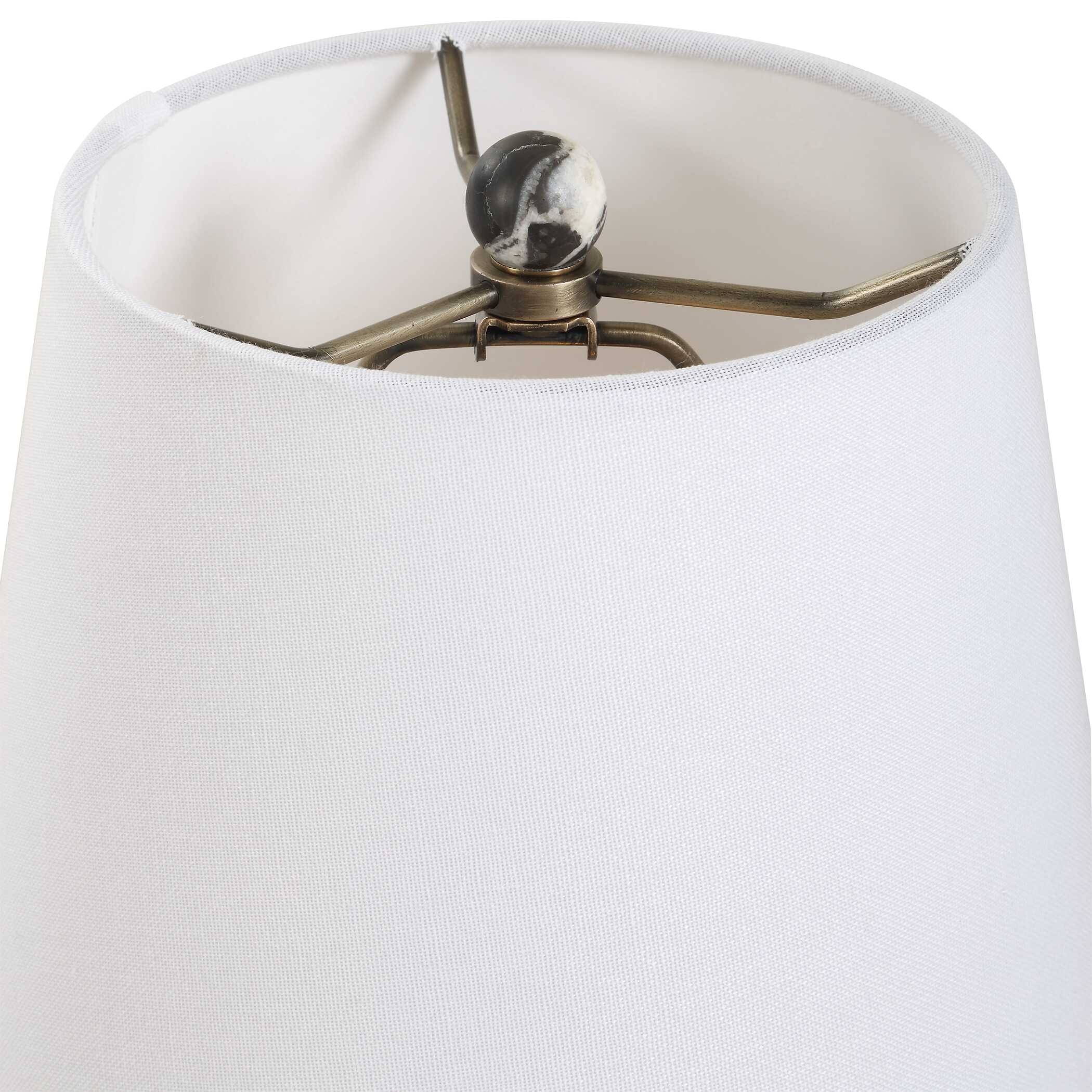 Uttermost Marcela Marcela Panda Marble Buffet Lamp