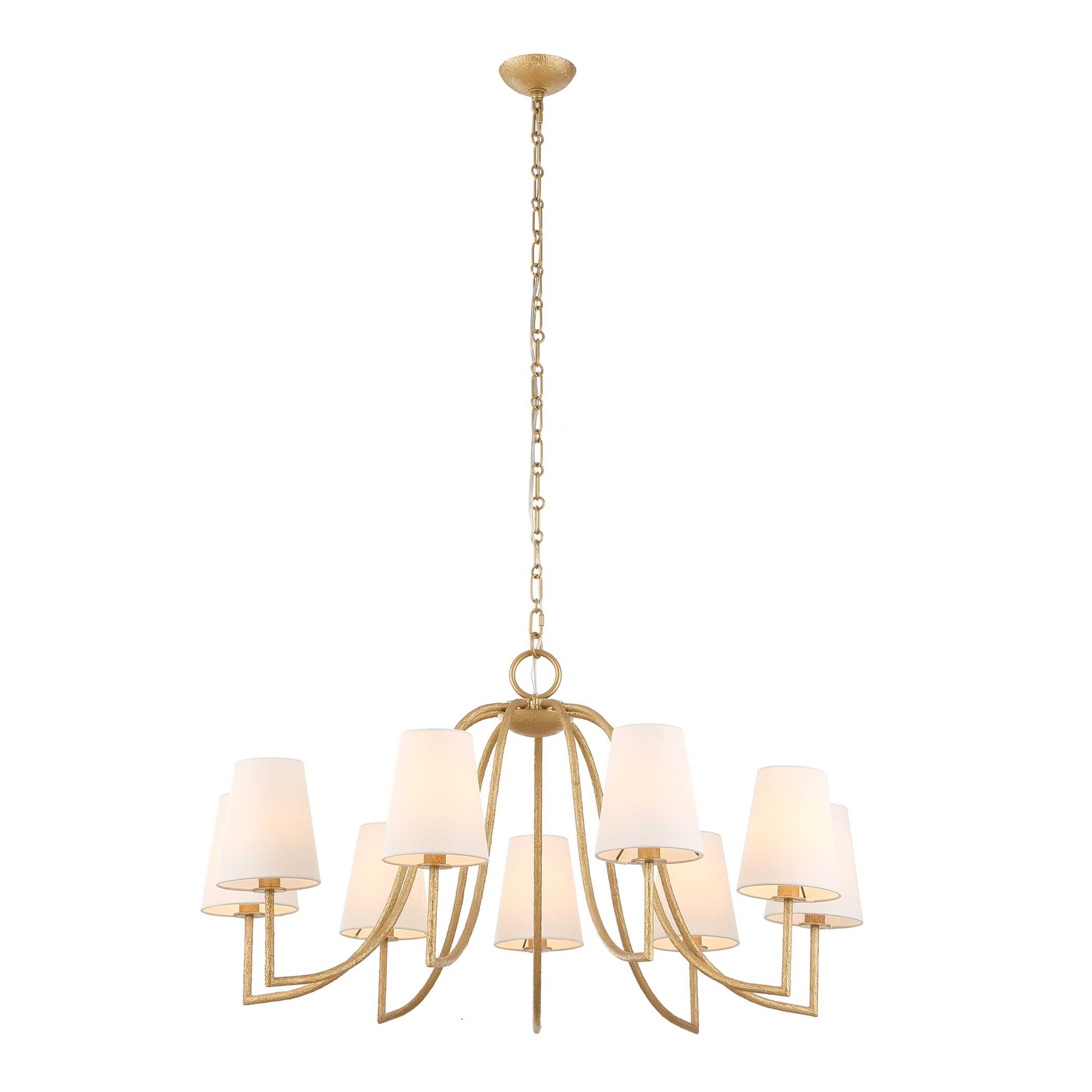 Uttermost Seville Seville 9 Light Gold Chandelier