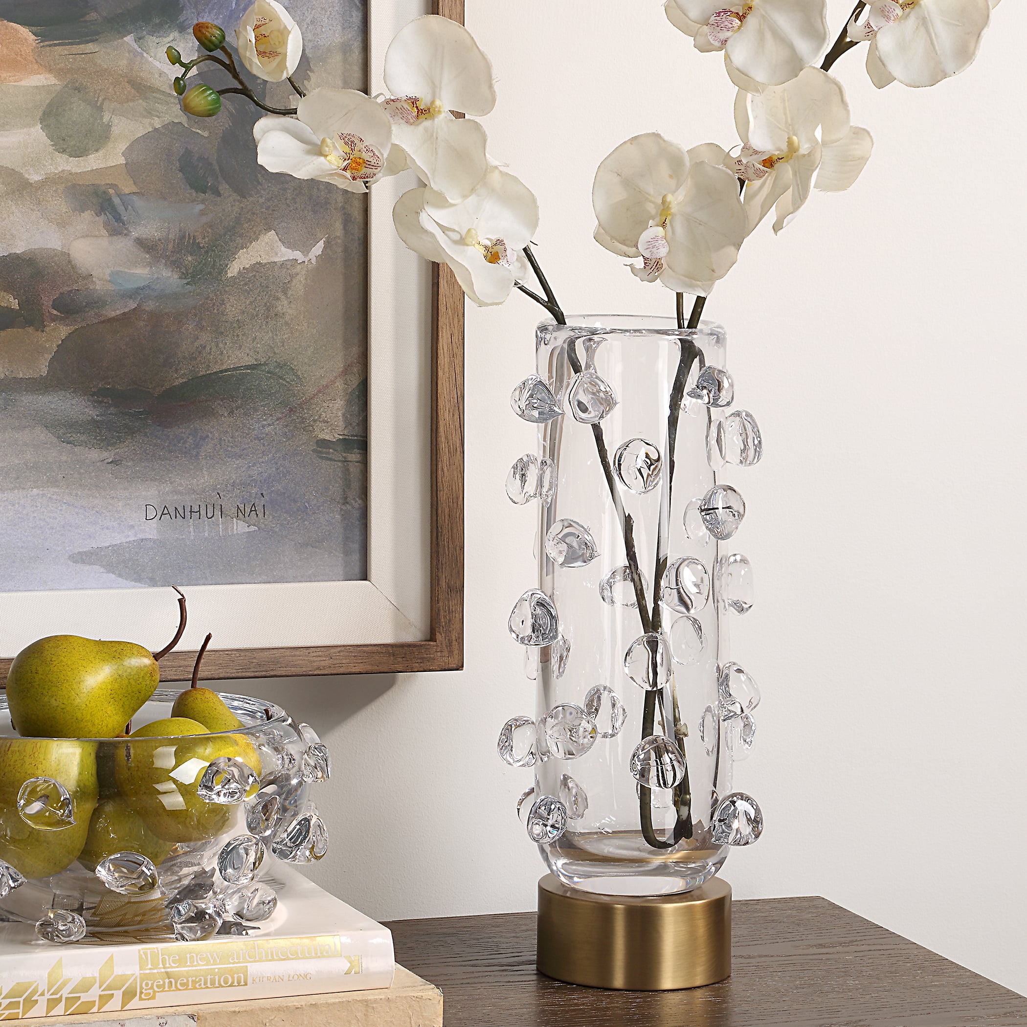 Uttermost Aura Aura Clear Glass Vase