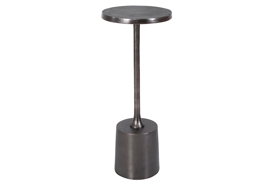 Accent Furniture - Occasional Tables Sanaga Drink Table Nickel by Uttermost at Goffena Furniture & Mattress Center