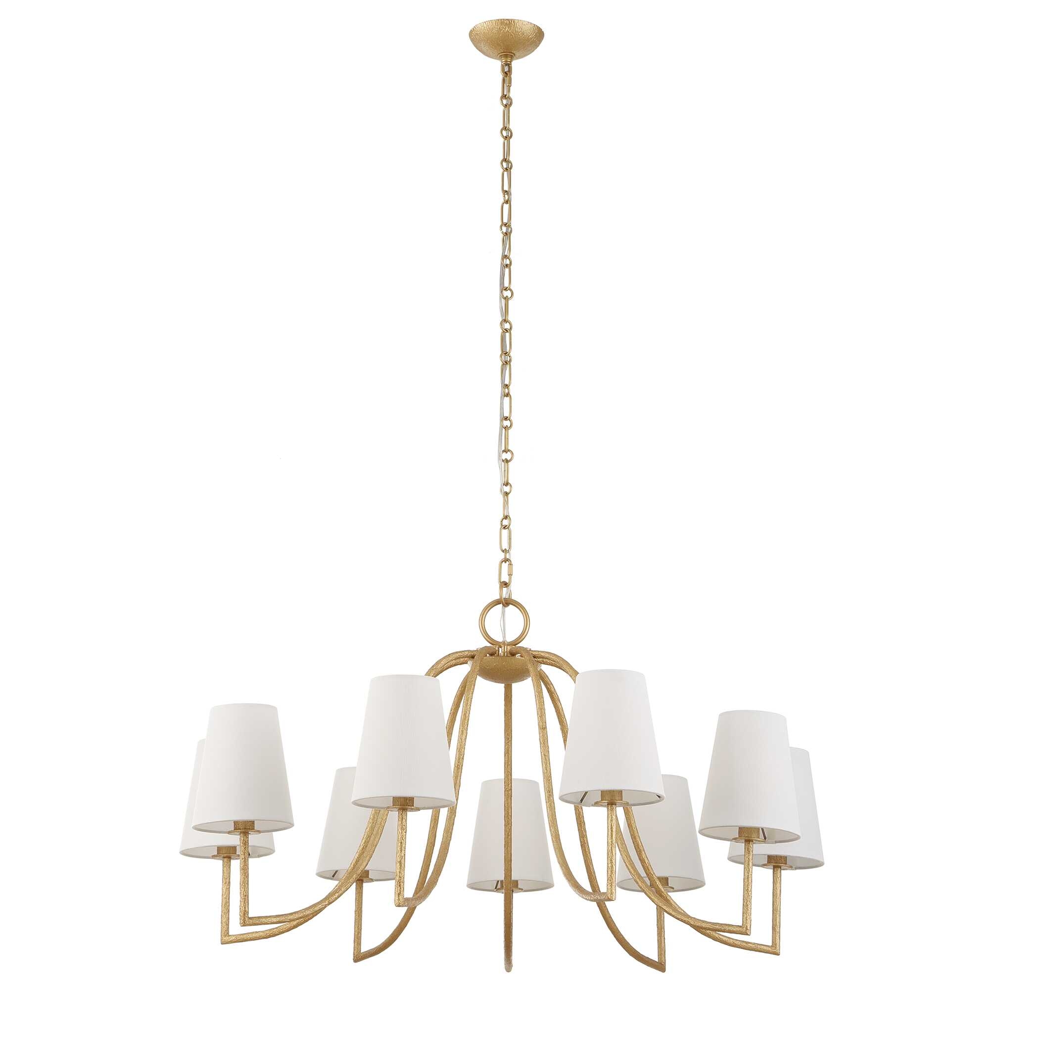 Uttermost Seville Seville 9 Light Gold Chandelier