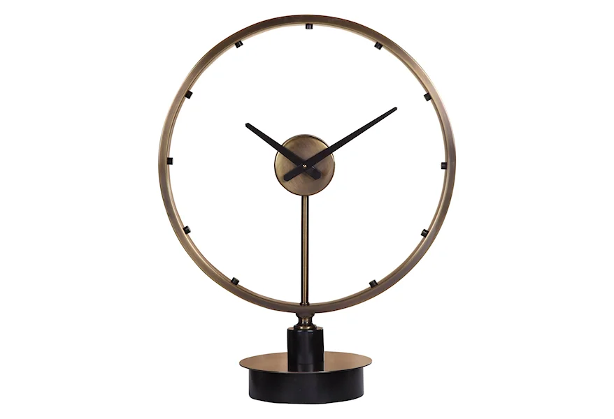 Clocks Davy Modern Table Clock by Uttermost at Mueller Furniture