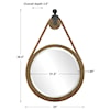 Uttermost Mirrors - Round Melton Round Pulley Mirror