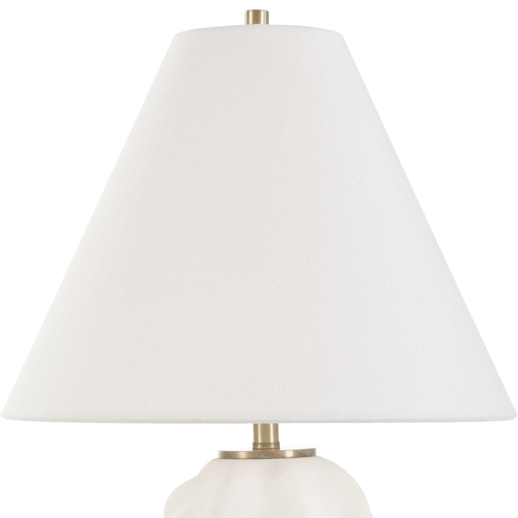 Bora White Accent Lamp