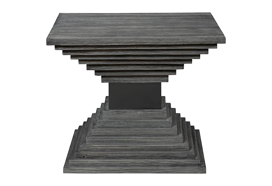 Andes Andes Wooden Geometric Accent Table by Uttermost at Jacksonville Furniture Mart