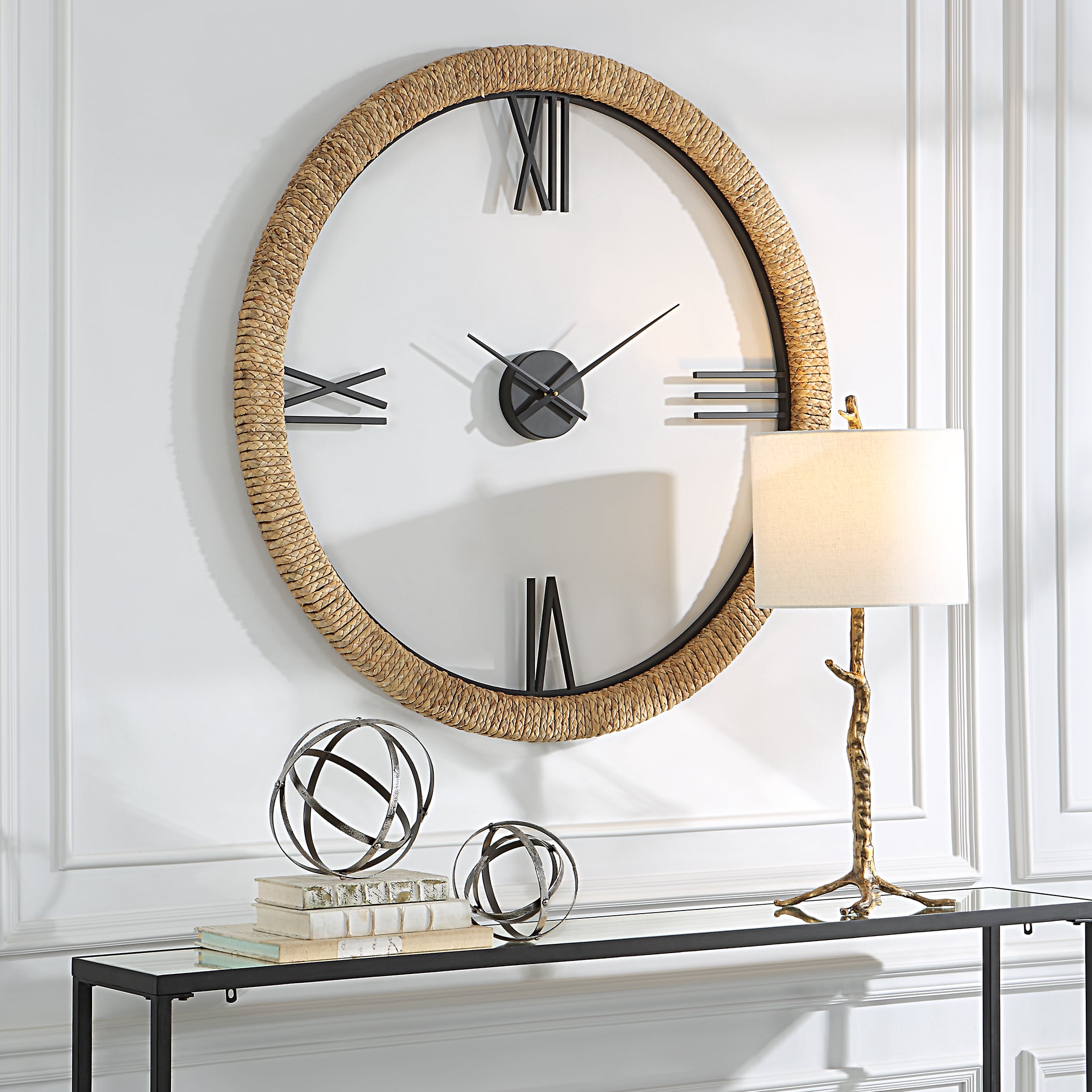 Uttermost Montecito 06464 Montecito Coastal Modern Wall Clock