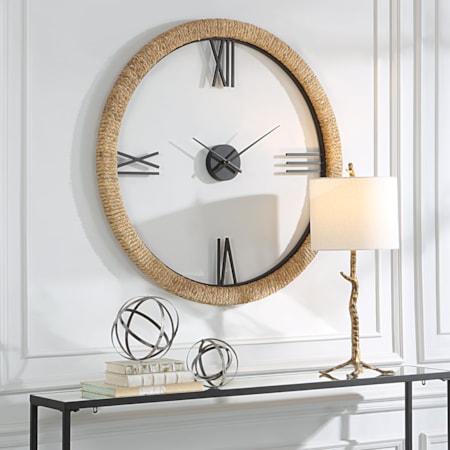 Montecito Coastal Modern Wall Clock