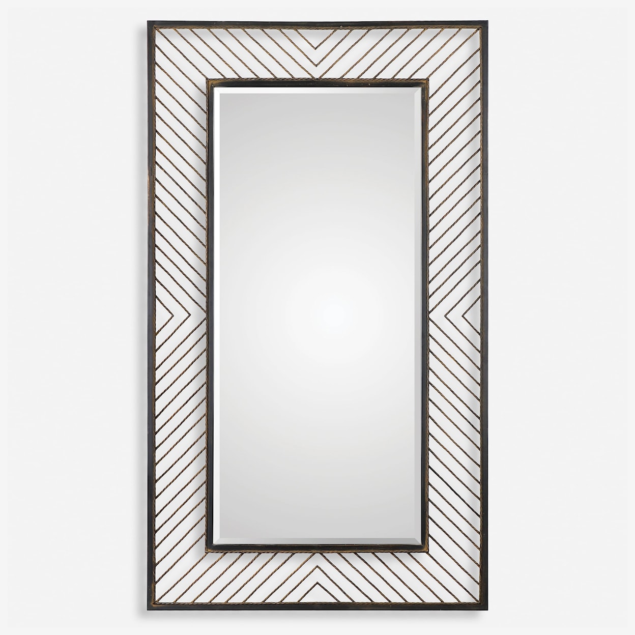 Uttermost Mirrors Karel Chevron Mirror