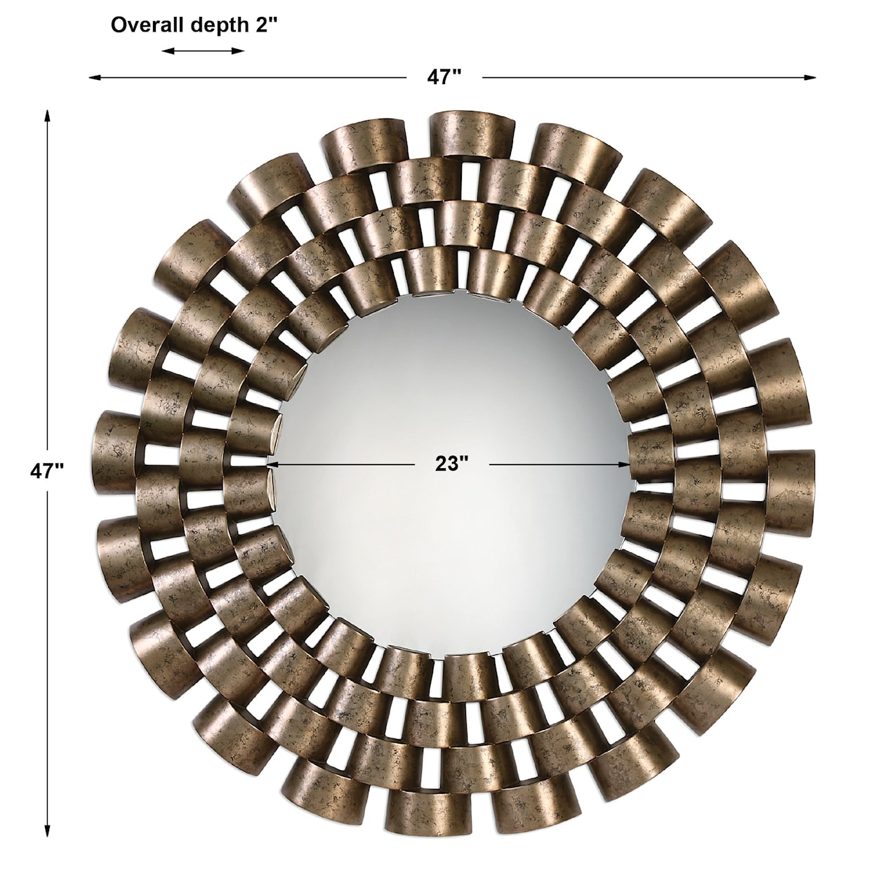 Uttermost Mirrors - Round Taurion