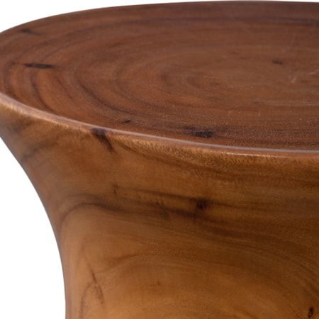 Swell Wooden Accent Table