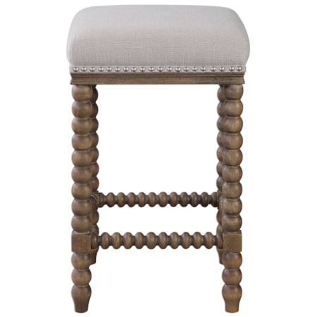 Pryce Wooden Counter Stool