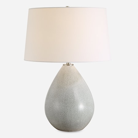 Moray Gray Glaze Table Lamp