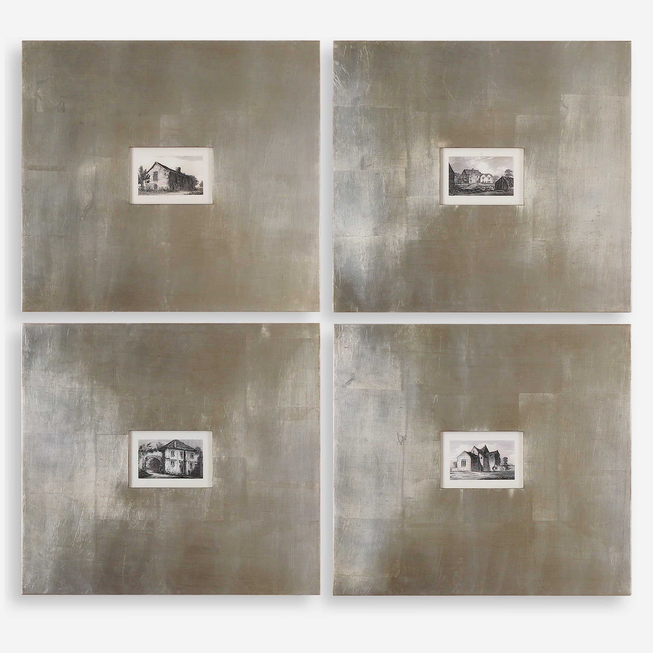 Historical Buildings Set of 4