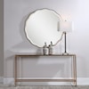 Uttermost Mirrors - Round Aneta Gold Round Mirror