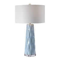 Brienne Light Blue Table Lamp