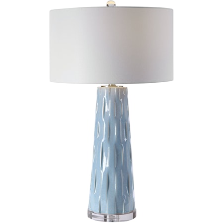 Brienne Light Blue Table Lamp