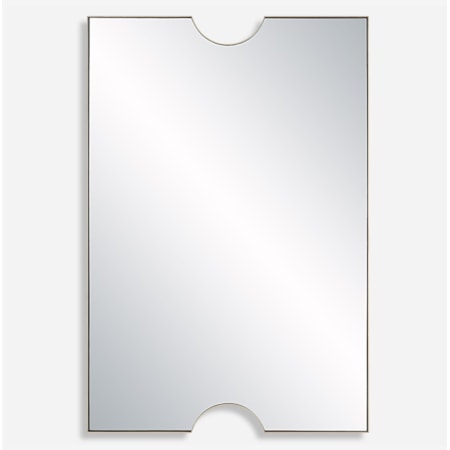 Ticket Gold Vanity Mirror