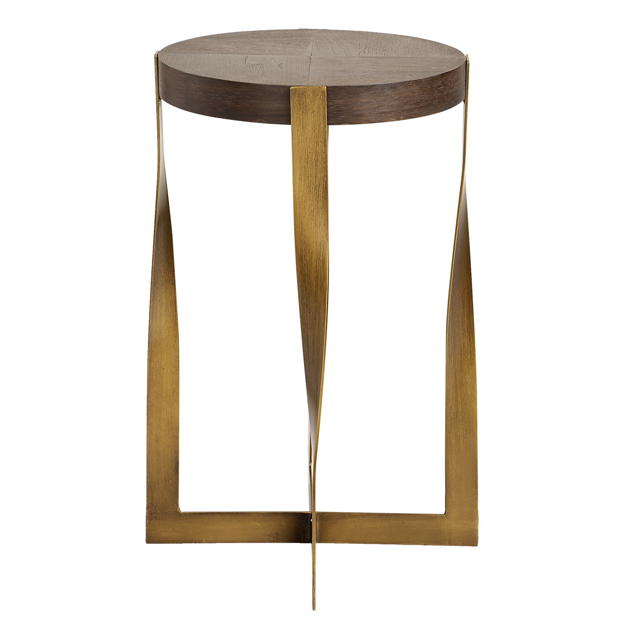 Drew Brass Accent Table