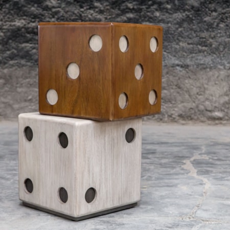 Roll The Dice Accent Table