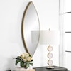 Uttermost Ellipse Gold Wall Mirror